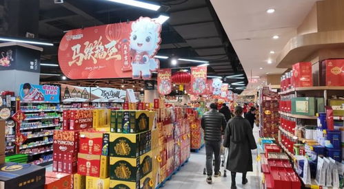 山東萊西春節消費市場繁榮興旺，日用百貨購銷兩旺年味足